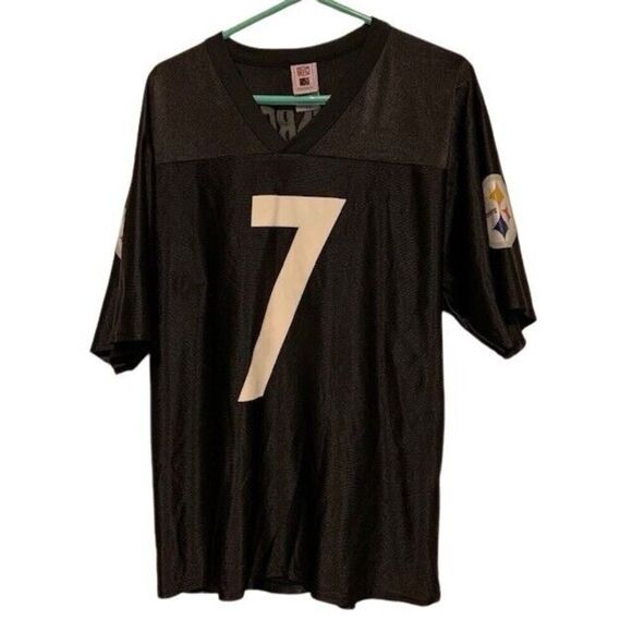PITTSBURGH STEELERS BEN ROETHLISBERGER SIZE MEDIUM FOOTBALL JERSEY - Picture 4 of 8